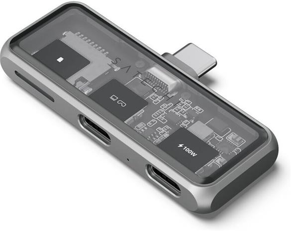 Satechi Mobile XR Hub med microSD - rymdgrå