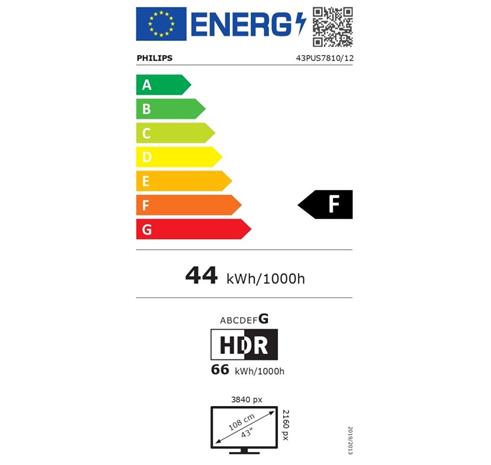 Philips 43PUS7810 (43"), LED-televisio
