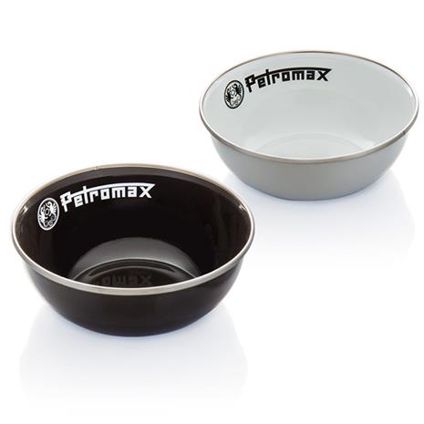 Petromax Enamel Bowls 2 pieces, musta