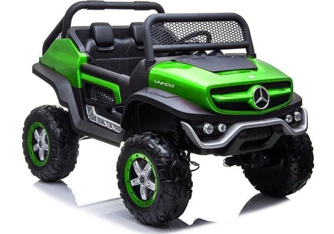 Auto akulla Mercedes Unimog Vihreä – kuva 1/1