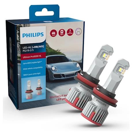 Philips Ultinon Pro9200 Led-Polttimopari H11
