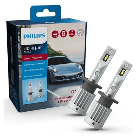 Philips Ultinon Pro9200 Led-Polttimopari H1 – kuva 1/2