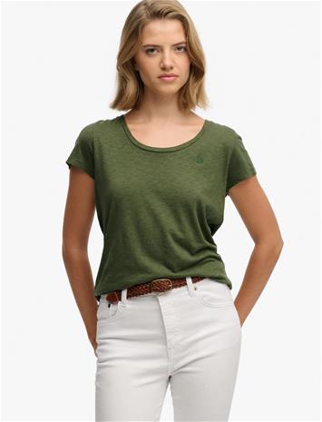 Superdry Studios Scoop Neck Tee - White - 16