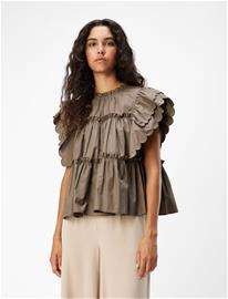 Object Objhope S/L Top Rep - Brown - 40