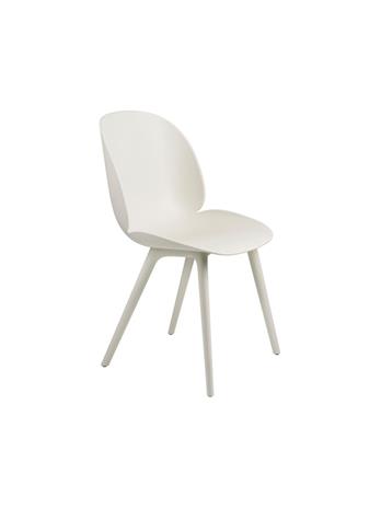 Gubi Beetle Dining Outdoor -tuoli Alabaster white