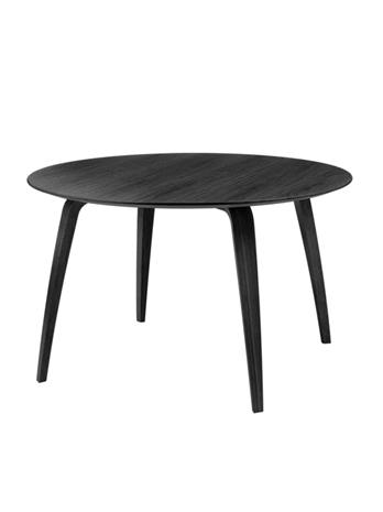Gubi GUBI Ruokapöytä 120cm, Musta