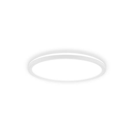 LED-kattovalaisin Tava A, Ø 29 cm, muovia, valkoinen