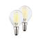 LED-lamppu pudotus E14 4W kirkas 3000K 840lm EEK A 2er – kuva 1