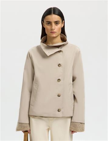Selected Slfcilo-Zoe Jacket - Brown - 42