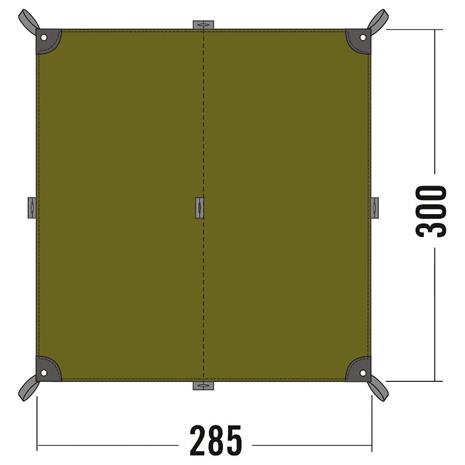 Tatonka Tarp 2, teltta, oliivinvihreä