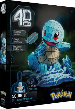 4D PUZZLES Pokemon 30 cm - Squirtle