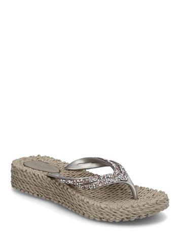 Ilse Jacobsen Flip Flops On Platform Sole - White - 41