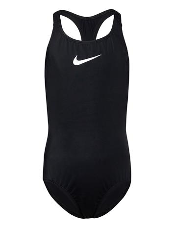 NIKE SWIM Nike Essential Racerback Piece Sport Swimsuits Black NIKE SWIM