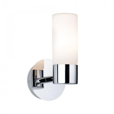 Paulmann Eleon -seinälamppu IP44 kromi/opaali, 1x