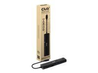 Club 3D 3.2 Gen1 USB-C 7-in-1 -hubi, Musta – kuva 2/3