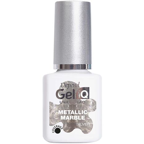Depend GeliQ Effects Metallic Marble Silver