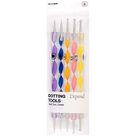 Depend GeliQ Effects Dotting Tools 5-pack