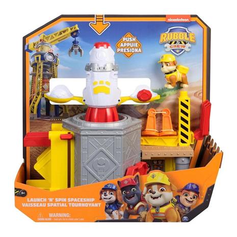 Rubble & Crew Launch N Spin Spaceship avaruusalus