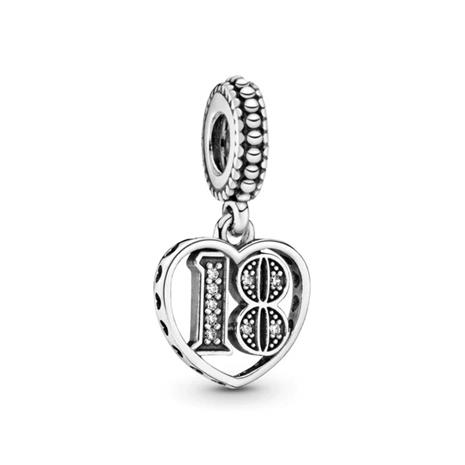 Pandora Moments 18th Celebration hela, hopea, 797262CZ