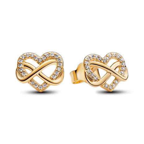 Pandora Sparkling Infinity Heart korvakorut 262667C01