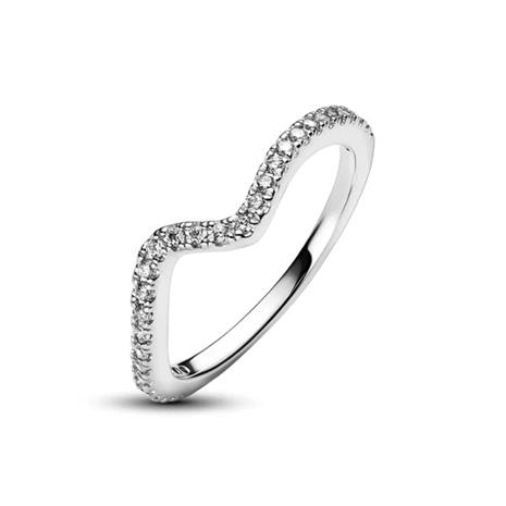 Pandora Sparkling Wave sormus 192539C01