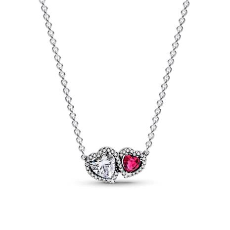 Pandora Halo Hearts Pendant kaulakoru 393632C01