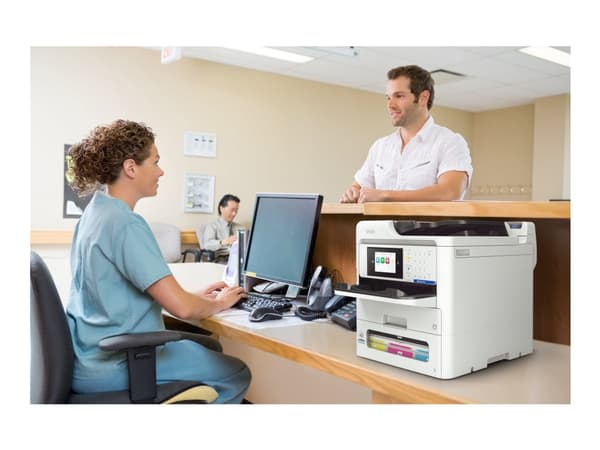 Epson WorkForce Pro EM-C800RDWF Mustesuihkutulostin Monitoimilaite faksilla - väri - Muste