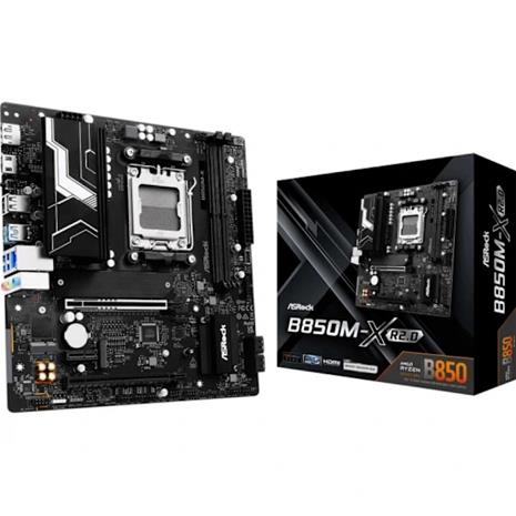 ASRock B850M-X R2.0 Emolevy - AMD B850 - AMD AM5 socket - DDR5 RAM - Micro-ATX