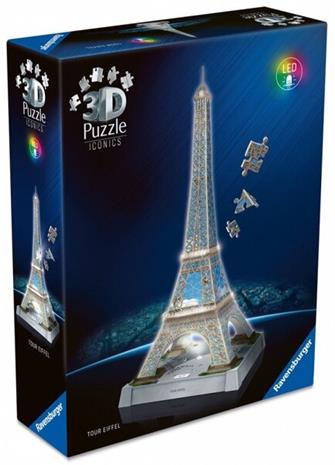 Ravensburger Eiffel Tower Light Up 3D Puzzle , 216pc 3D Palapeli – kuva 3/8