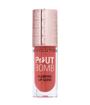 Makeup Revolution Pout Bomb Plumping Gloss 4,6 ml - Melba Warm Pe – kuva 2/8