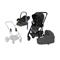 Cybex BALIOS S Lux Lastenrattaat, Moon Black/Black – kuva 6
