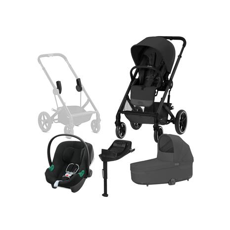 Cybex BALIOS S Lux Lastenrattaat, Moon Black/Black – kuva 7/8