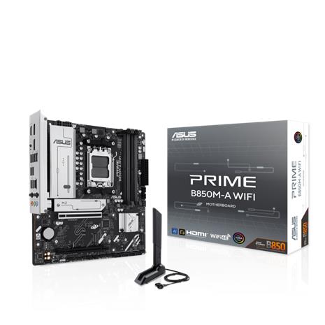 ASUS PRIME B850M-A WIFI Emolevy - AMD B850 - AMD AM5 socket - DDR5 RAM - Micro-ATX