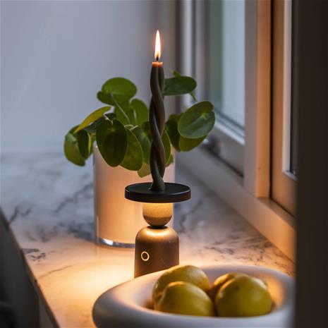 Pöytävalaisin Nantes Usb 12,5 cm 12,5 cm