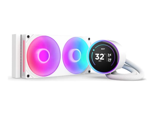 NZXT Kraken Elite RGB 240 WHITE V2 (2024) - CPU Vesijäähdytys - Max 30 dBA
