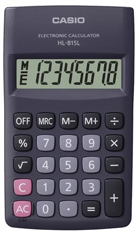 Casio - Taskulaskin 1xLR6 harmaa