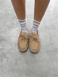 ALOHAS Rowan Suede Leather Loafers - Brown - 41