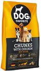 Happy Dog Favorit Chunks aikuisille koirille kanan kanssa, 15 kg