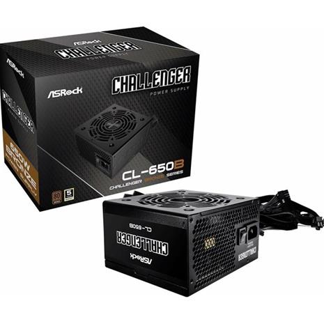 ASRock Challenger 650W -virtalähde, 80 Plus Bronze – kuva 7/8
