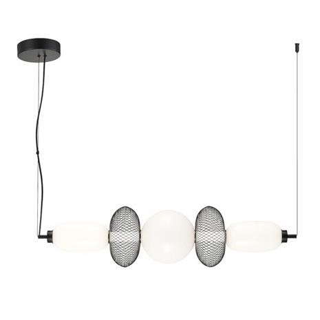 LED-kattokruunu johdossa ARAME LED/32W/230V musta