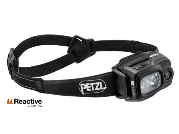 Petzl Swift RL Musta otsalamppu