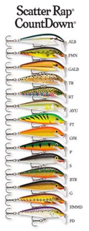 Rapala Scatter Rap CountDown 7 cm vaappu