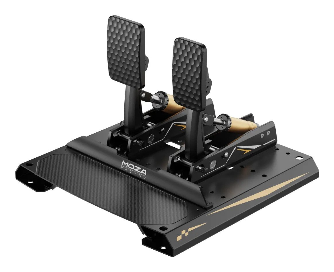 MOZA Racing CRP2 (RS066) Load-Cell -sim-poljinsarja (Kaasu + Jarru), 200 kg - PC / Xbox - Musta