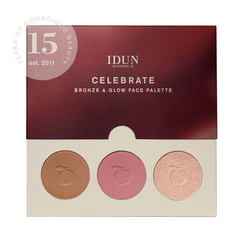 IDUN Minerals Celebrate Bronze & Glow Face Palette