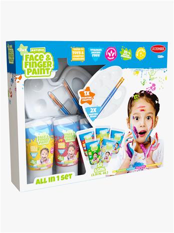 Natural Face & Finger Paint All in 1 Set