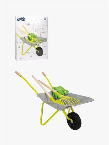 Small Foot - Metal Wheelbarrow with Garden Tools