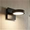 LIGHTME-LED-seinävalaisin Aqua down 1 lamppu musta – kuva 2