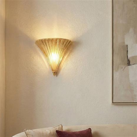 Ideal Lux Santa ap1 small -seinävalaisin, kulta