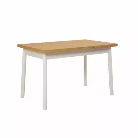 Ruokapöytä Asir, 153x75x75cm, valkoinen/beige