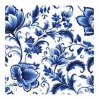 Ambiente - Servetti 33x33 cm 20 kpl Delft Blue Florals